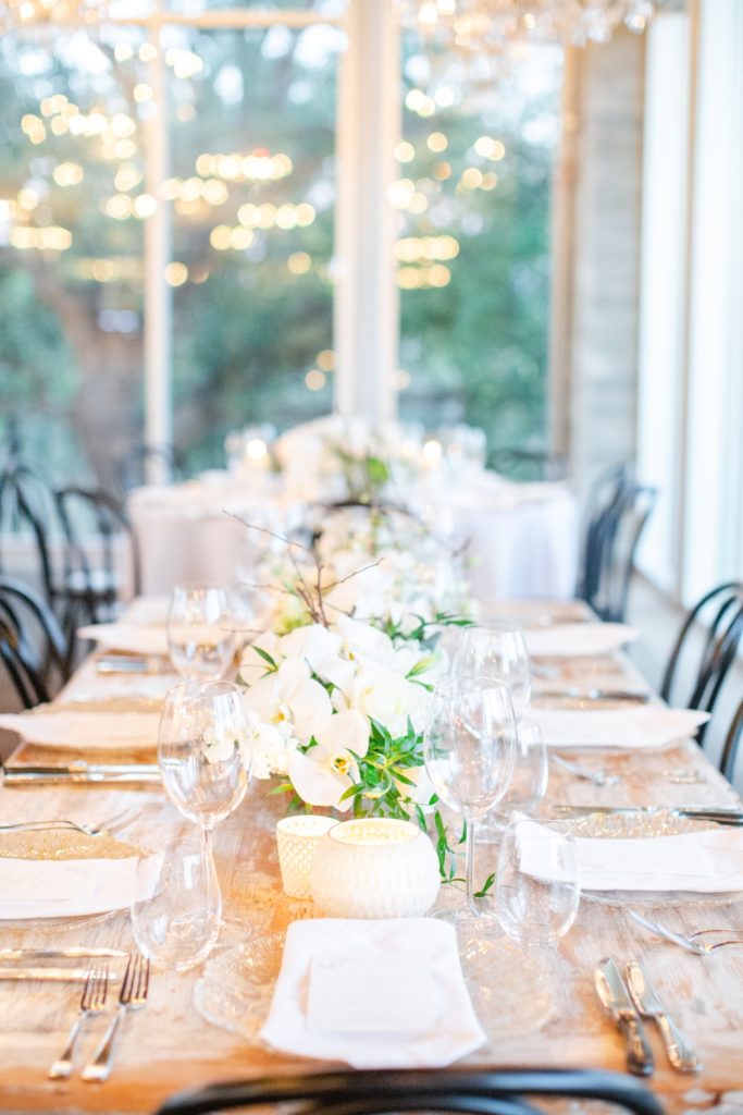 Elegant table setting.