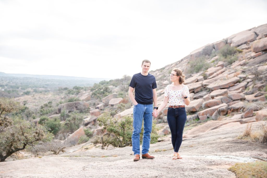 Enchanted Rock engagement session.