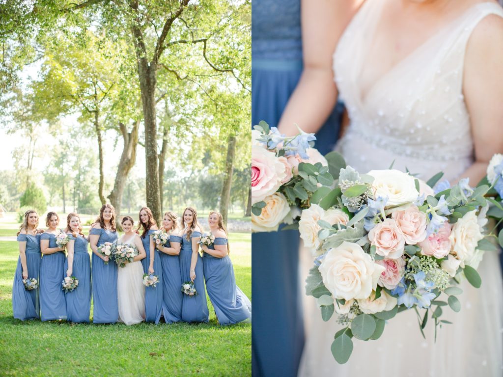 Stephanie + Rylan | A Petal Pink & Dusty Blue Fall Wedding at Balmorhea ...